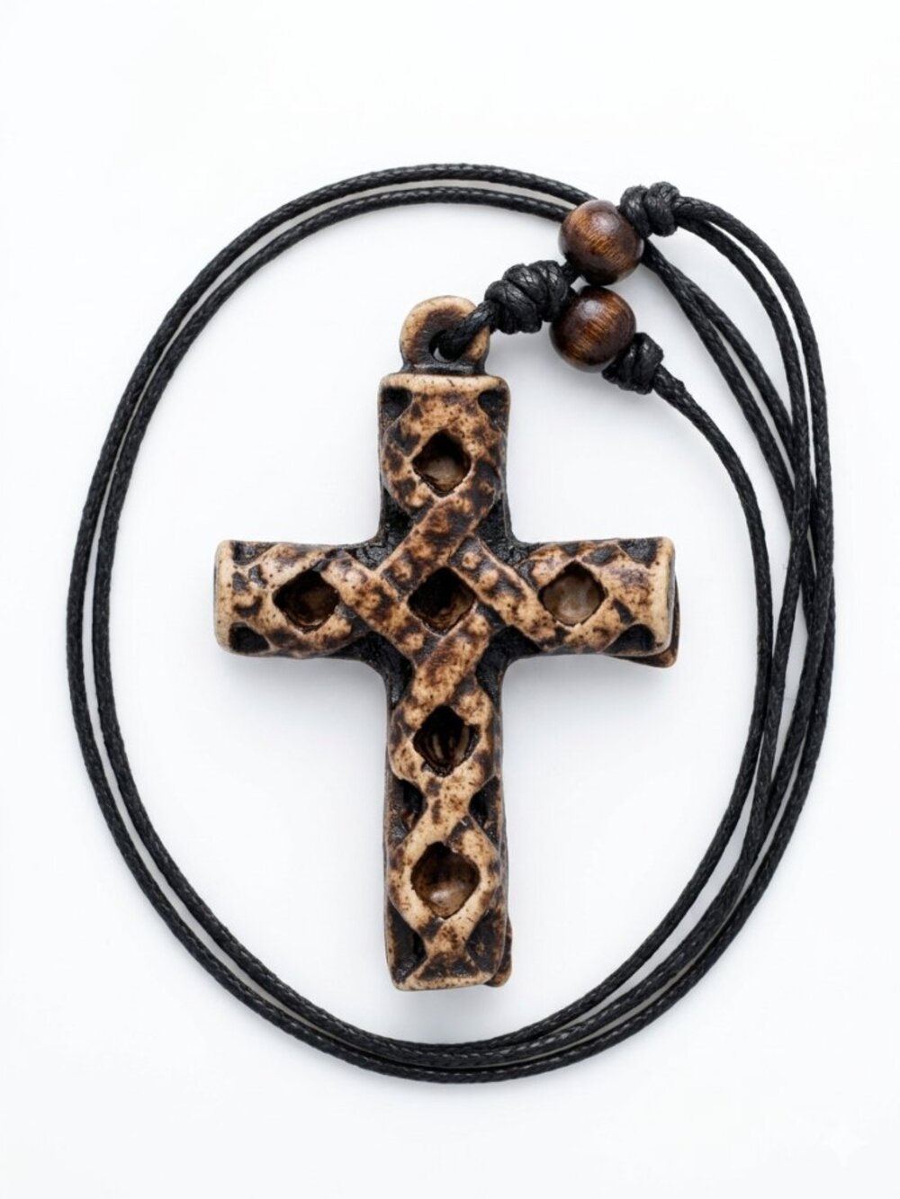 Pendant cross and necklace choker